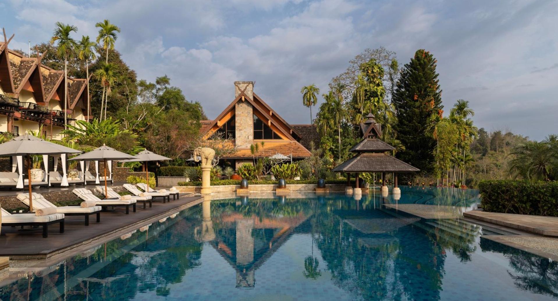 Anantara Golden Triangle Elephant Camp & Resort Chiang Rai Exterior foto
