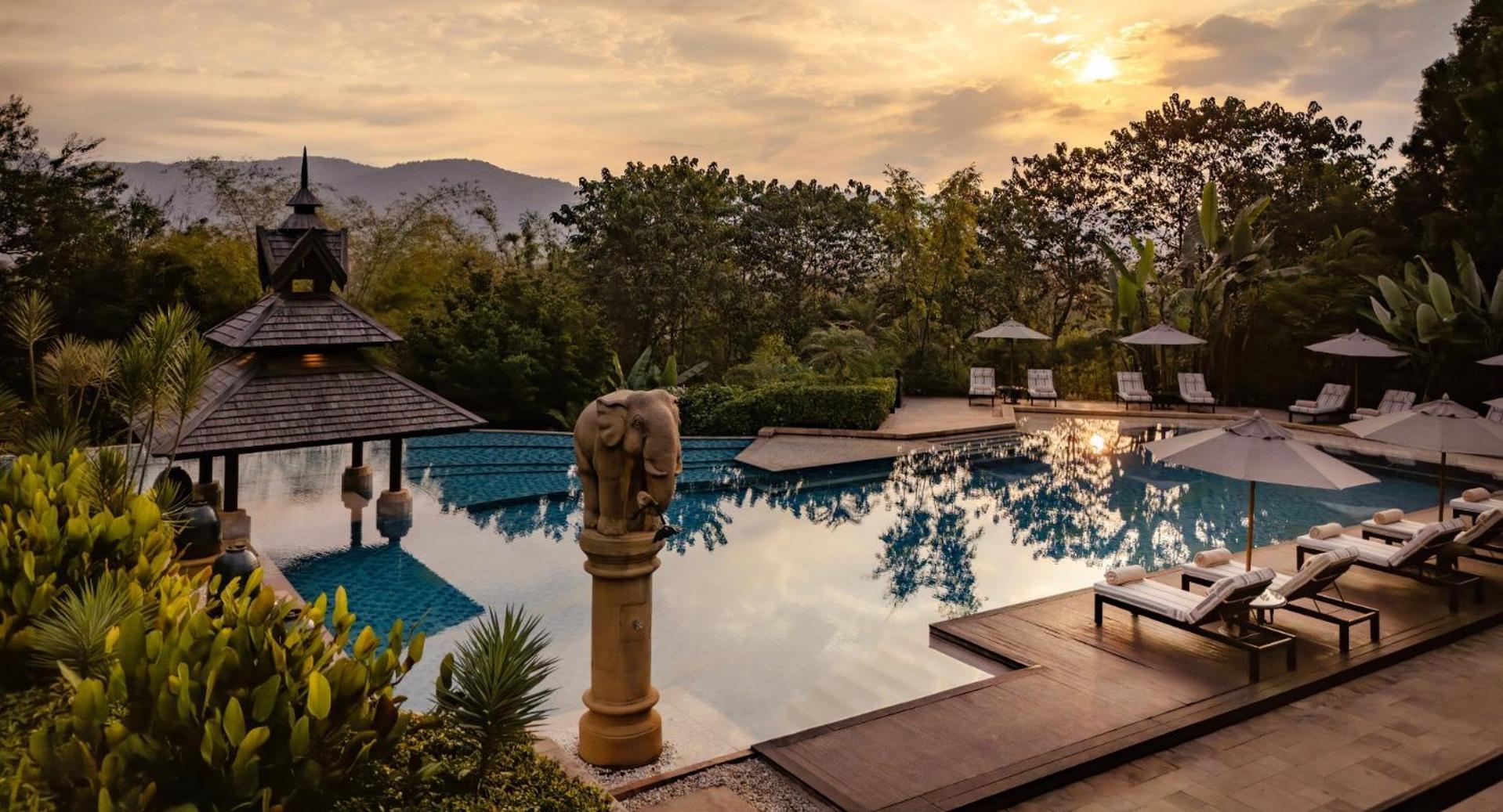Anantara Golden Triangle Elephant Camp & Resort Chiang Rai Exterior foto